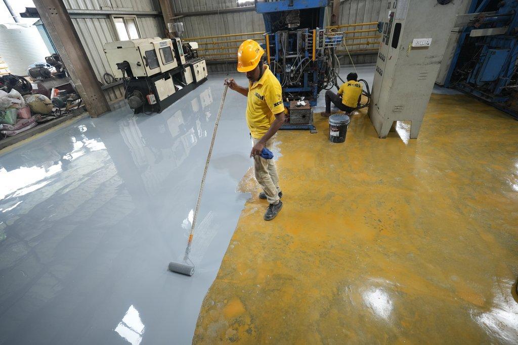 Manufacturing facility / team at work